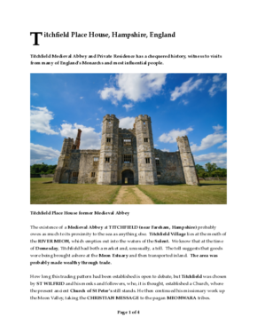 Titchfield Place House, Hampshire, England