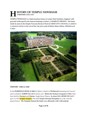 History of Temple Newsham